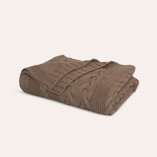 Drift Throw Blanket - Chestnut banner