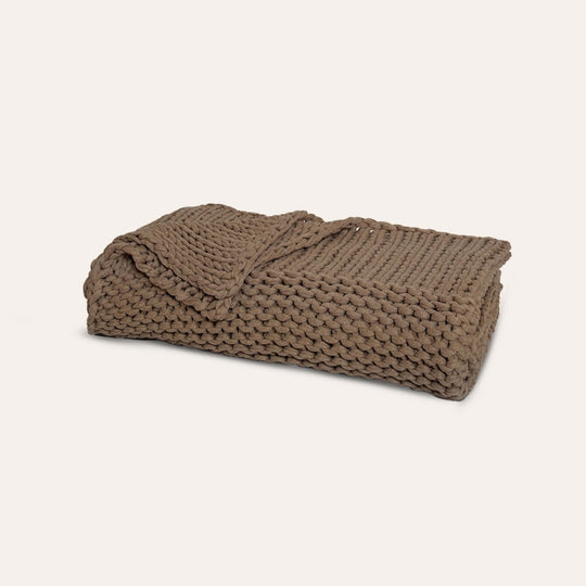Still Handmade Throw Blanket- Chestnut banner