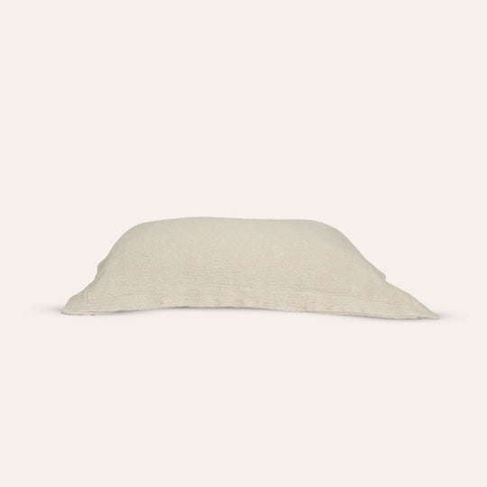 Waves Pillow Sham in Flax banner