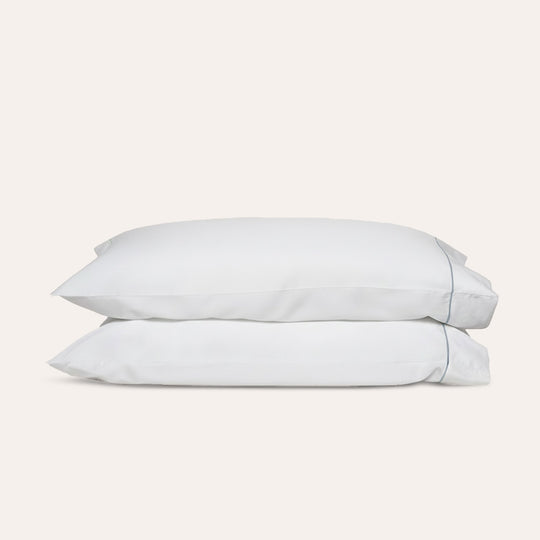 Serene Pillowcase Pair Stitch in Coast banner