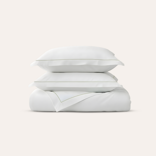 Serene Duvet Set Stitch in Sage banner
