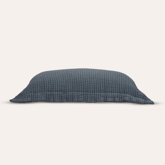 Murmur Pillow Sham in Slate banner
