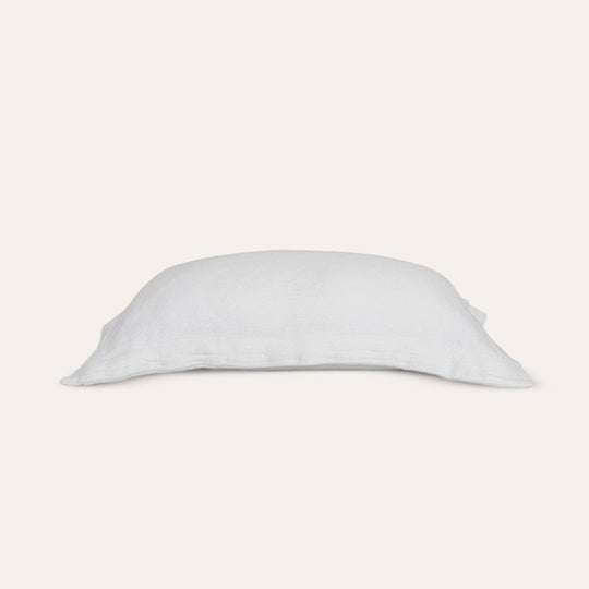 Waves Pillow Sham in White banner